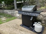 Also on the roadside patio is a gas grill - just waiting for your bbq.